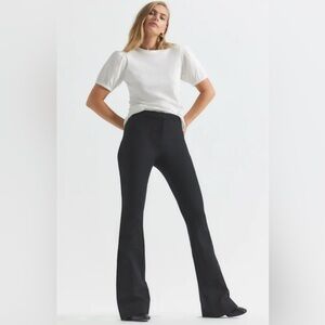 NWT DEREK LAMB 10 CROSBY FLARE PLAID TROUSER, SIZE 6